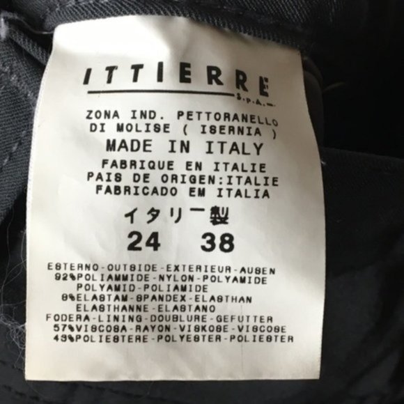 Versace Jeans Couture Sz 24 Straight Leg Pants 175 - Picture 7 of 8